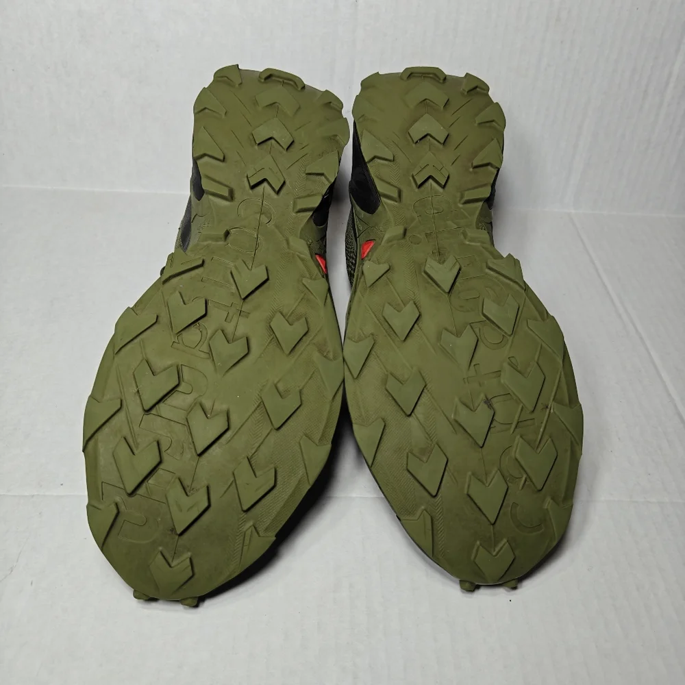 Salomon Alphacross 5 Gore-tex Trail Running Sneakers Lichen Green Olive Men's 13 - Picture 13 of 13